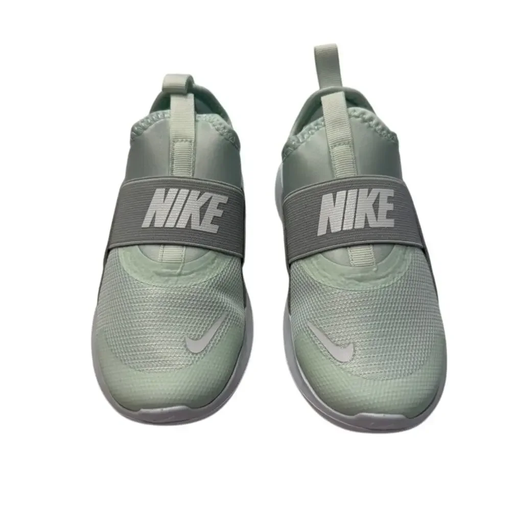 Nike Kids' Preschool Flex Runner 4 Shoes in Barley Green/Light Silver, Size 11C